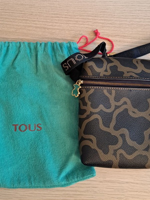 Tous Kaos crossbody bag like new, black and beige