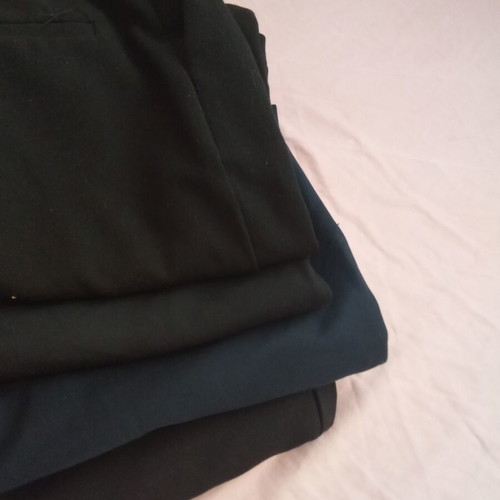 Zara trench pants pack of 4 straight cut office style like new