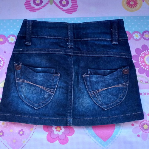 Zara denim skirts like new, blue, 3-4 years, pack of two