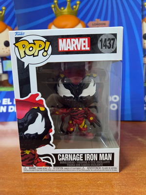 Funko Pop Marvel 1437 Carnage Iron Man figure new