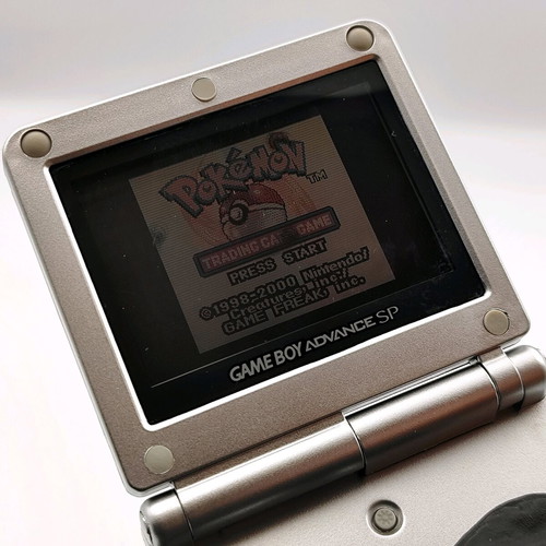 Game Boy Advance SP Lugia custom like new with charger and case