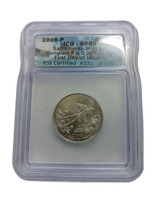 USA 25 Cents 2008-P Oklahoma State Quarter New
