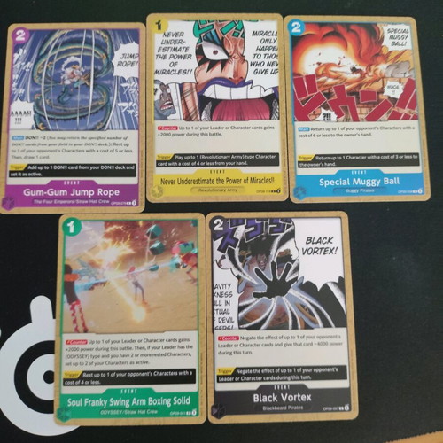 One Piece TCG pack of 42 op-9 common cards like new