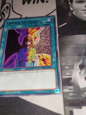 Change of Heart Yu-Gi-Oh! Spell Card σαν καινούργιο, 1η Έκδοση