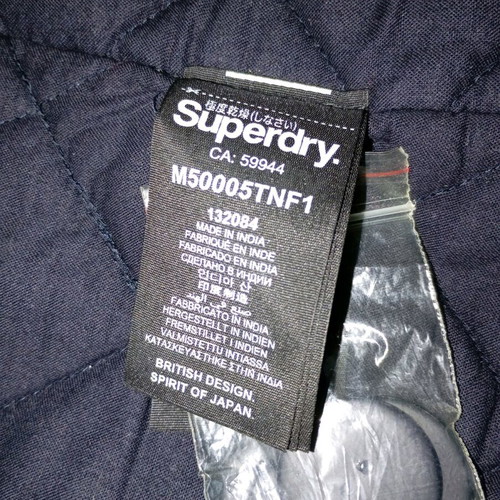 Superdry coat like new, size XL slim fit