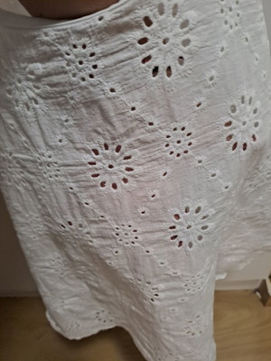 Sleeveless white top