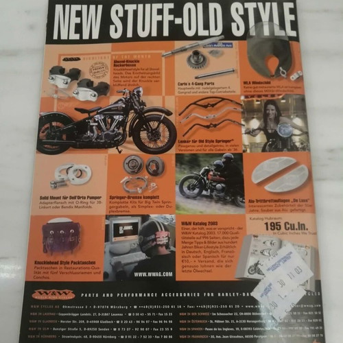 Easyriders magazine October 2003, like new