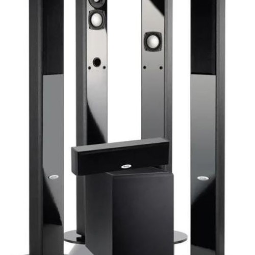 Crystal Audio Plasma Tower 4 floor speakers with THX-10SUBt subwoofer used