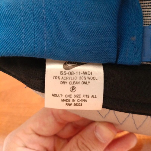 Nike Duke Snapback hat new, gray and blue