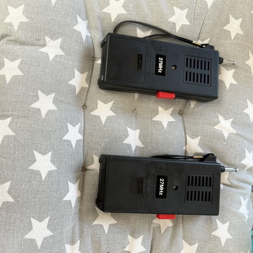 Walkie talkie functional transceiver, retro
