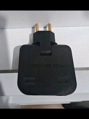 Socket with USB and standard socket new, rotating 180 degrees