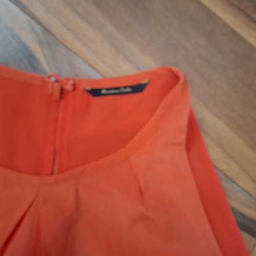 Massimo Dutti coral dress Medium like new, lined, knee-length
