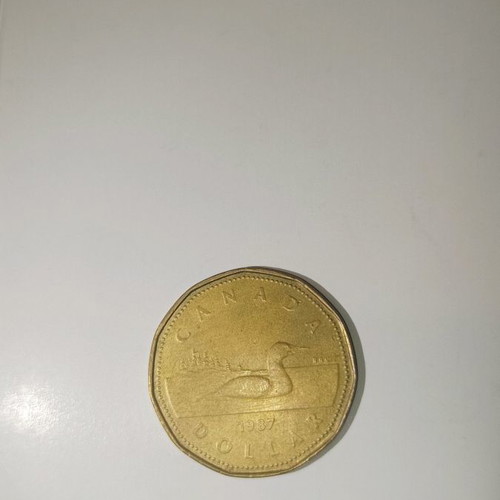 Canadian dollar 1987 used with Elizabeth