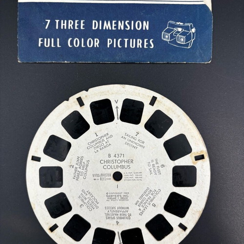 View-Master Christopher Columbus 1960 used, set of 2 reels