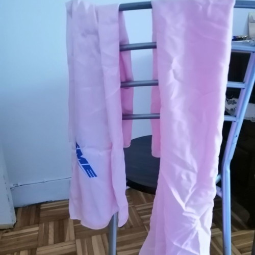 Easter scarves new, 2 pieces, pink satin