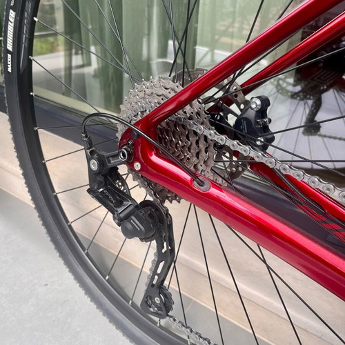 Merida Silex 4000 Gravel Bike like new, red, 700c wheels
