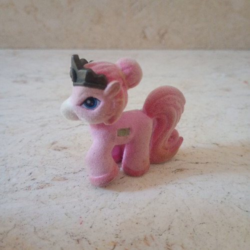 Filly Princess pony used, fuzzy miniature figure