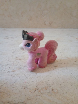 Filly Princess pony used, fuzzy miniature figure