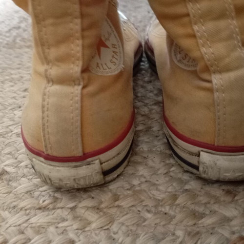 Converse All Star Well Worn boots used, warm yellow, size 38.5-39