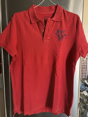Colin's polo shirt like new, red, size L