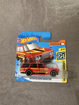 Hot Wheels Datsun Bluebird Wagon 510 mainline car