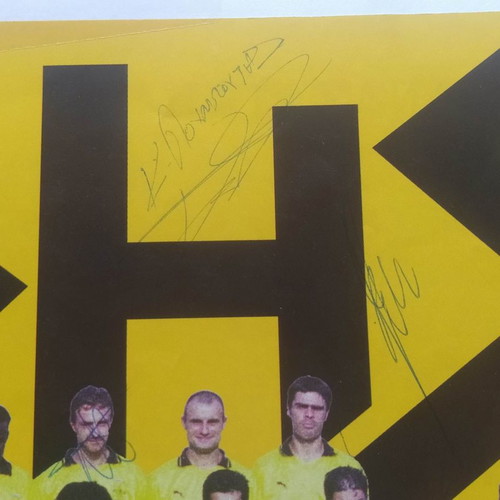 Aris 1999-2000 collectible poster used with player autographs