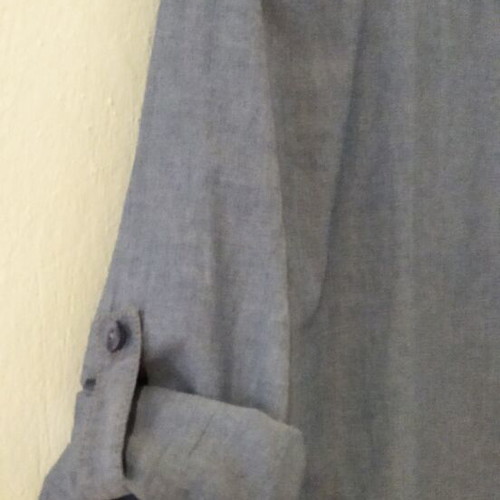 Women's shirt like new, blue, size M, 100% cotton