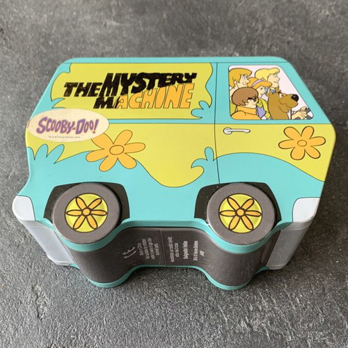 Collectible tin box used