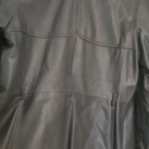 Leather jacket black like new, size N46-50