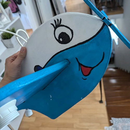 Handmade children's lamp used with 3 sockets for bulbs