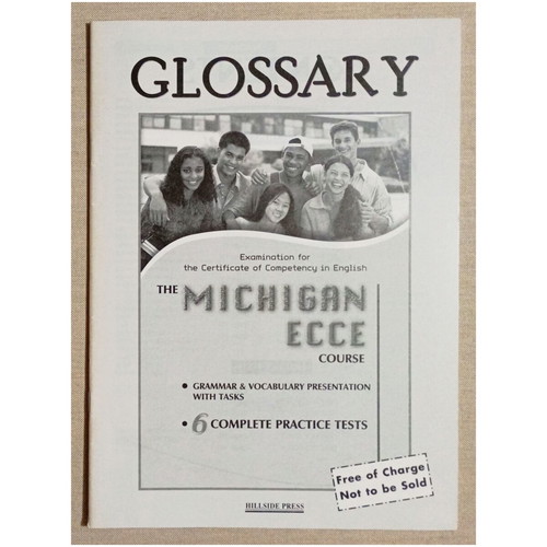 The Michigan Ecce Course Student's Book new with glossary