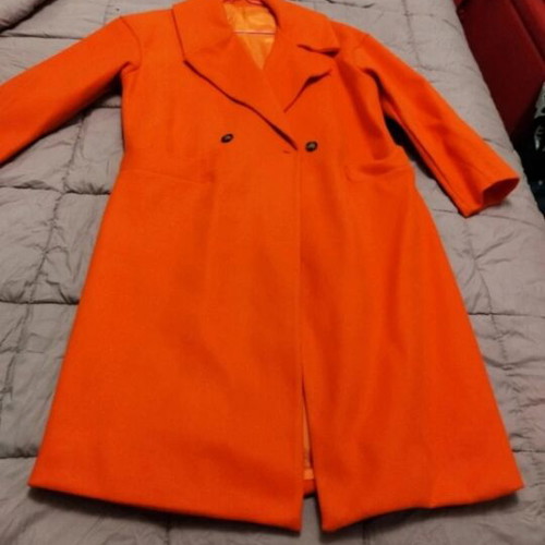 Dress2unDress oversized orange coat