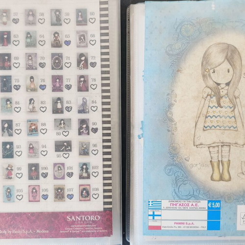 Panini Santoro 2 albums with 95 photocards