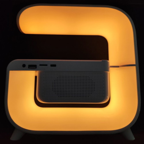 Bluetooth Speaker XM-G3 new with alarm clock, wireless charging and RGB LED