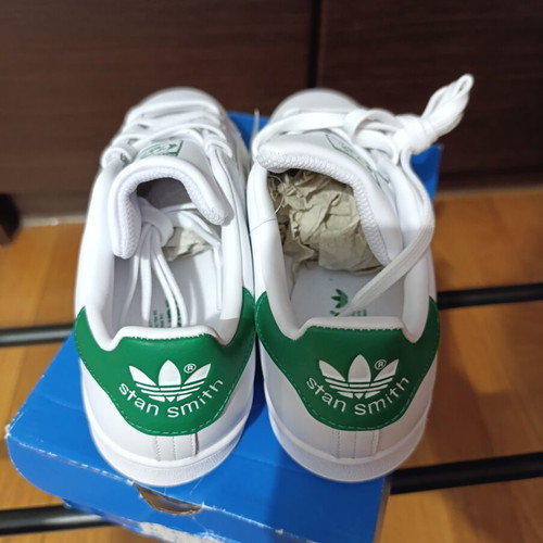 Adidas Stan Smith sneakers new, white and green, size 37.5