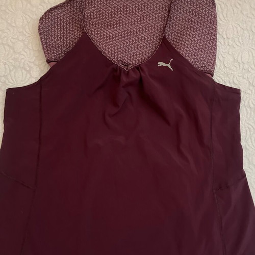 Puma women's sports tank top new, purple, size XL