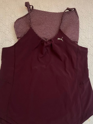 Puma women's sports tank top new, purple, size XL