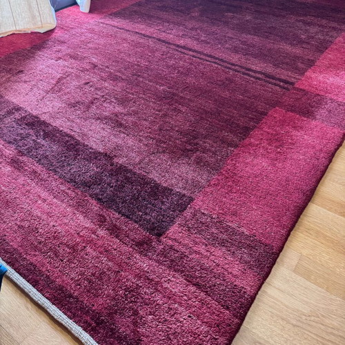 Handmade Gabbeh wool rug like new, large 1.79x2.63 m