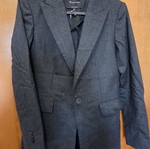 Massimo Dutti blazer new, grey, wool, size S