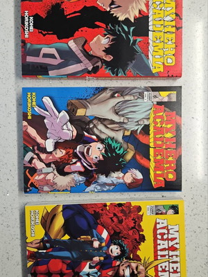 My Hero Academia том 1-3 манга аниме комикс като нов