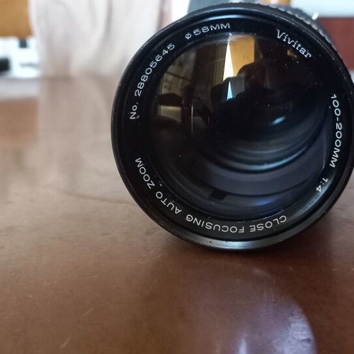 Soligor MD-EOS Telephoto Zoom Lens used, focus 0 to 200m