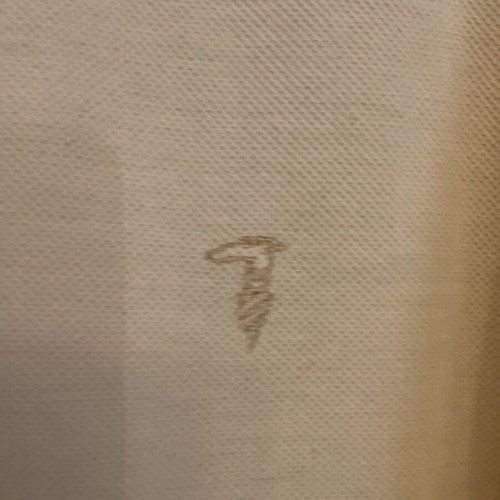Trussardi Polo Shirt like new, soft yellow, 100% cotton, size M