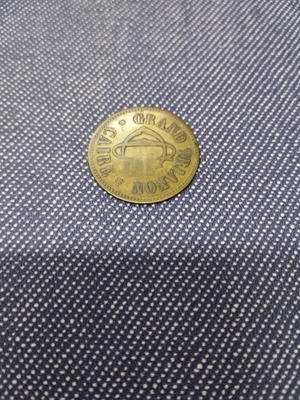 Grand Trianon Token 1965 used, Greek Egyptian history collectible