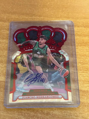 Panini Crown Royale Euroleague Juancho Hernangomez Red signed card used