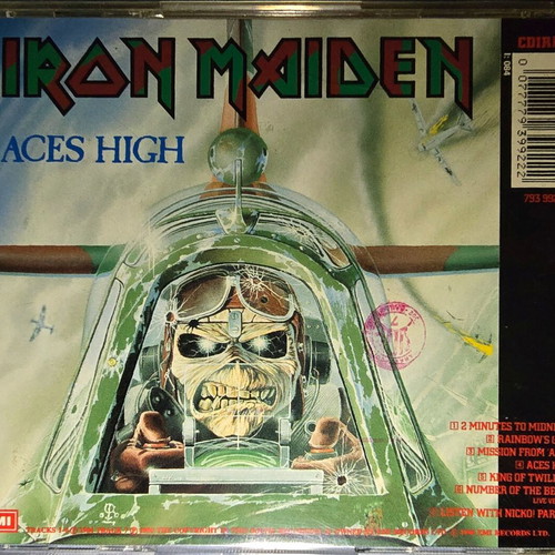 Iron Maiden The First Ten Years Singles CD collection, 9 discs