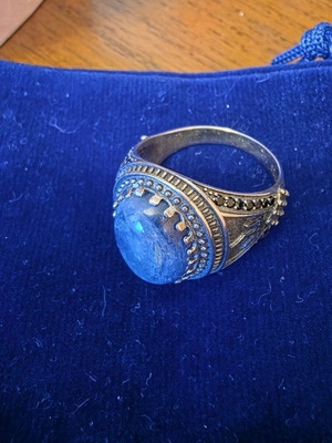 Men's Silver Ring 925 with Natural Pietersite, Handmade, New