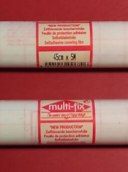 Transparent adhesive roll 45 cm x 5 m new, book protection