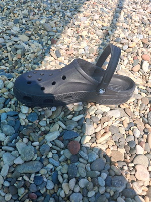Crocs Baya Clog right shoe like new, black, size US 12 (46-47)