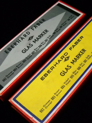 Vintage μολύβια Eberhard Faber Glass Marker 889 καινούργια, 2 κουτιά, 24 τεμάχια