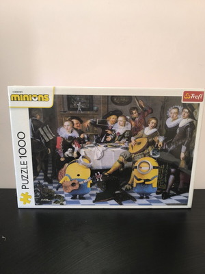 Renaissance Painting Puzzle with Minions, new, 1000 pieces